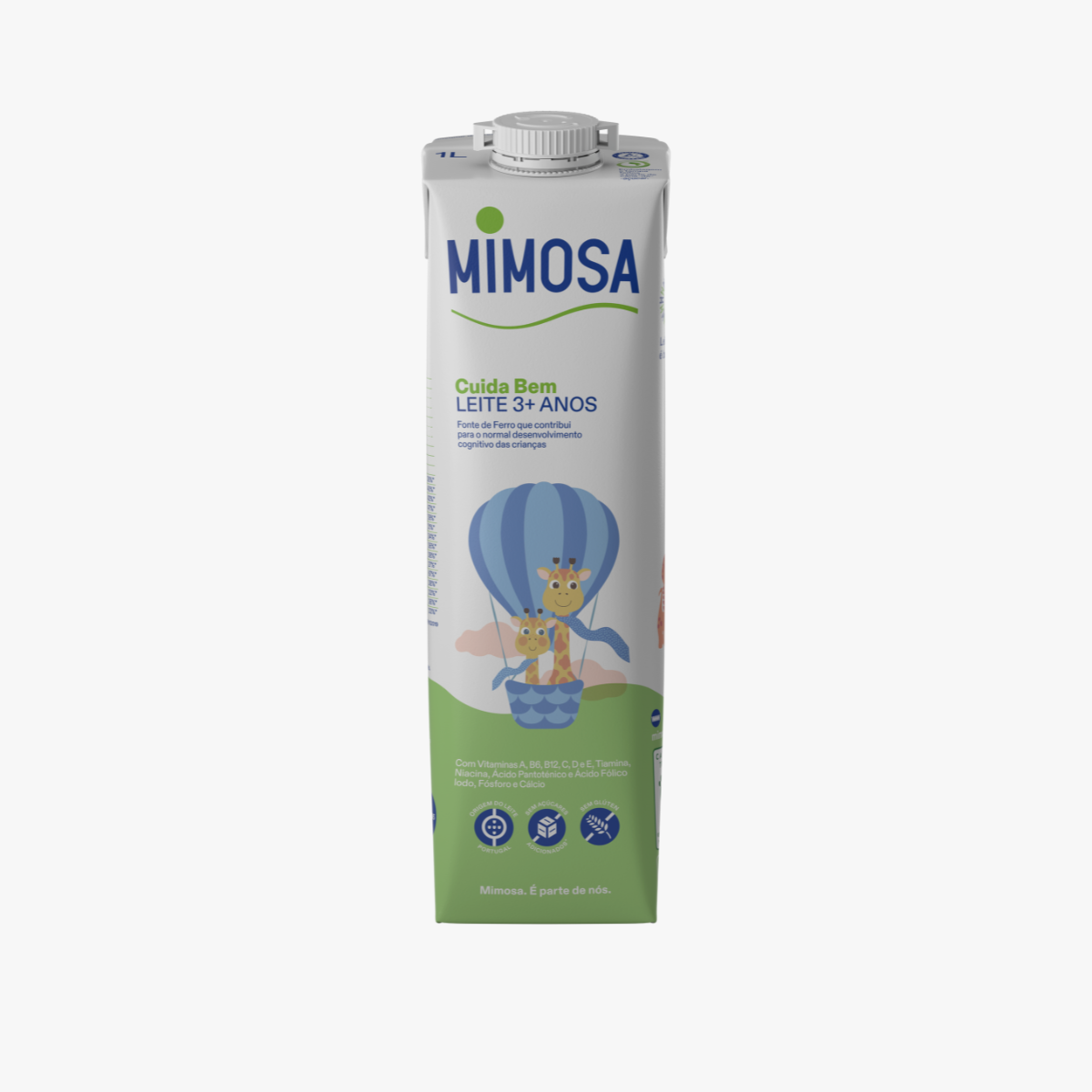 Leite Infantil 3+ anos Mimosa 1L