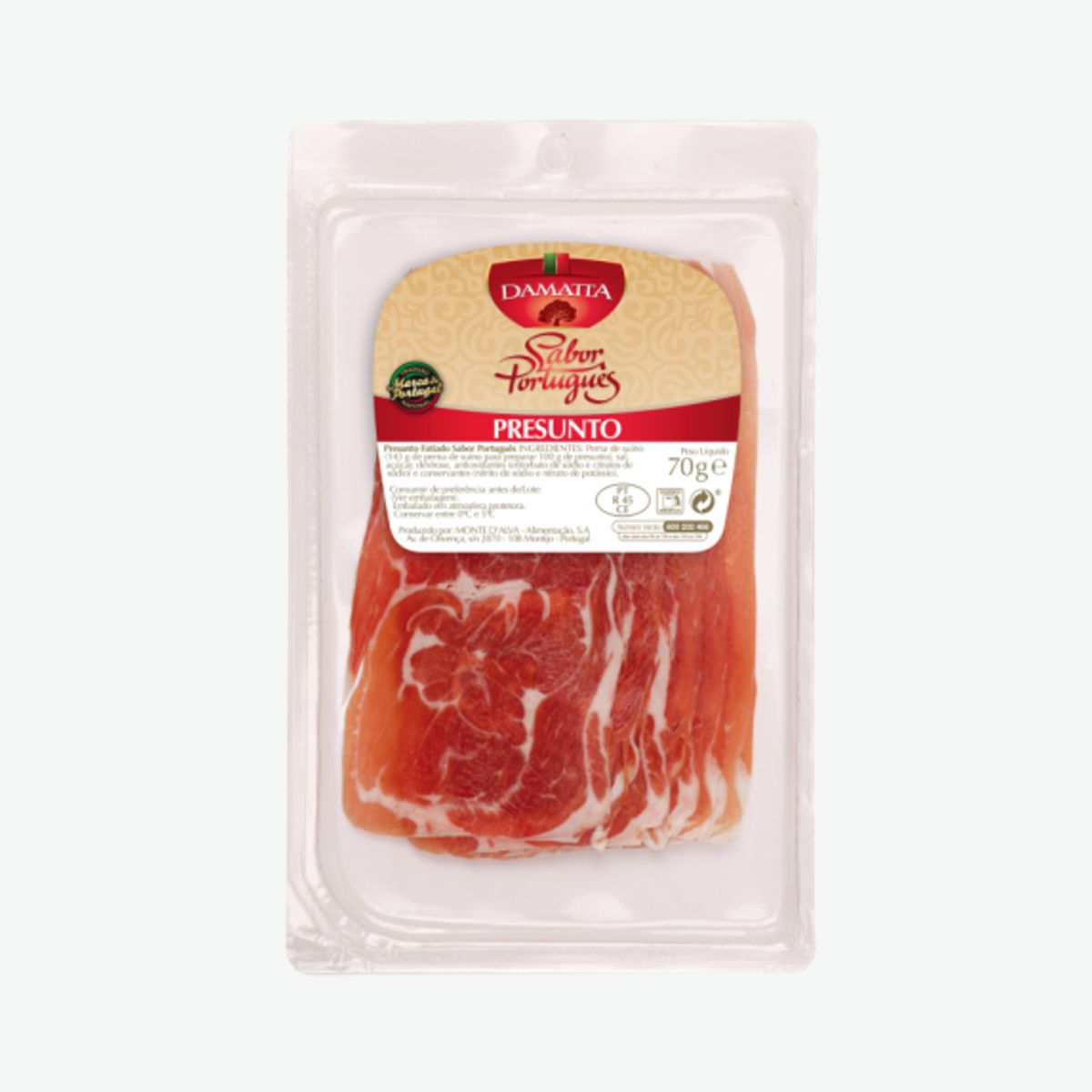 Presunto Fatiado Sabor Português Damatta | 70g