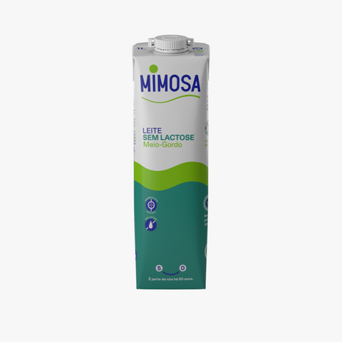 Leite UHT Meio Gordo Sem Lactose Mimosa