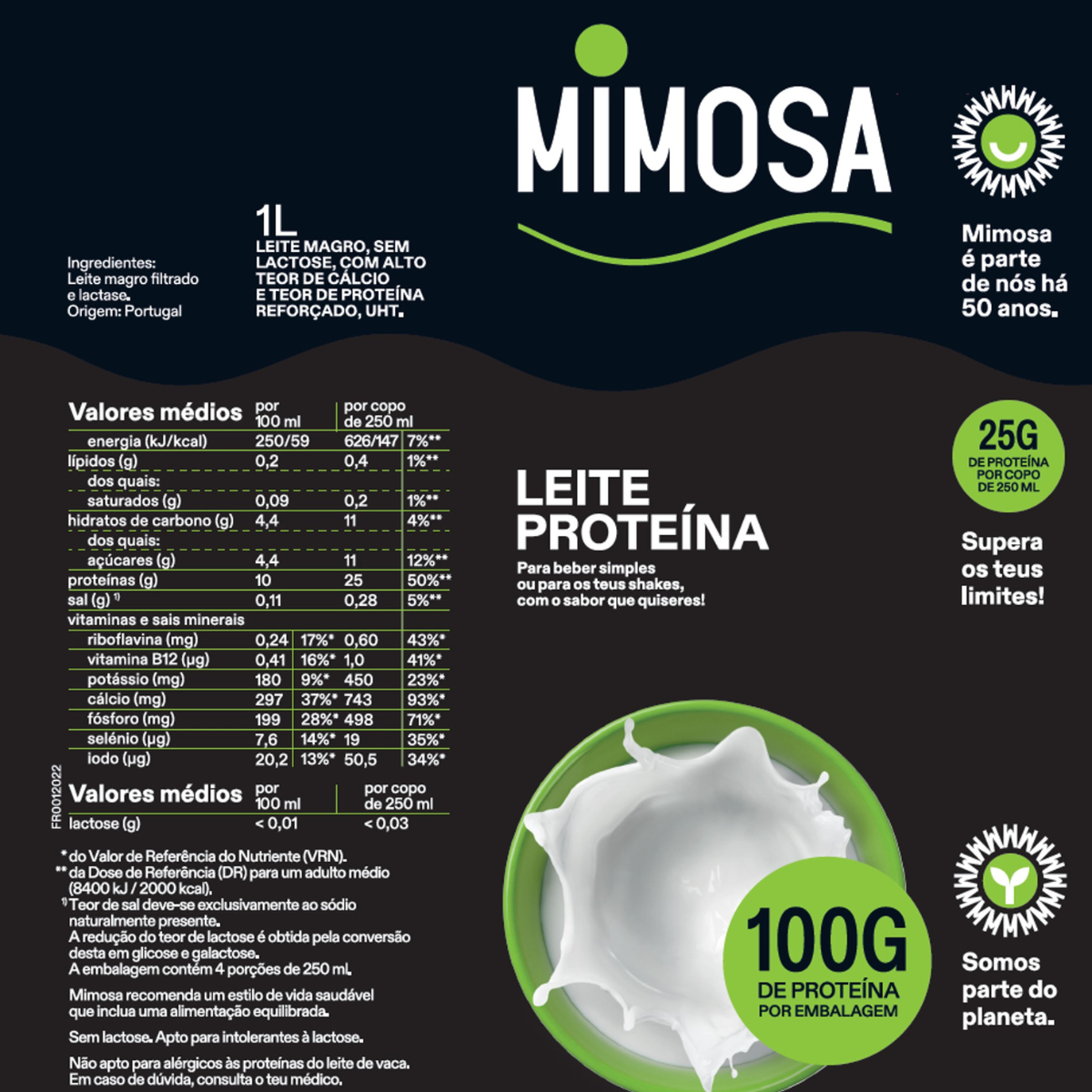 Leite Proteína Mimosa 