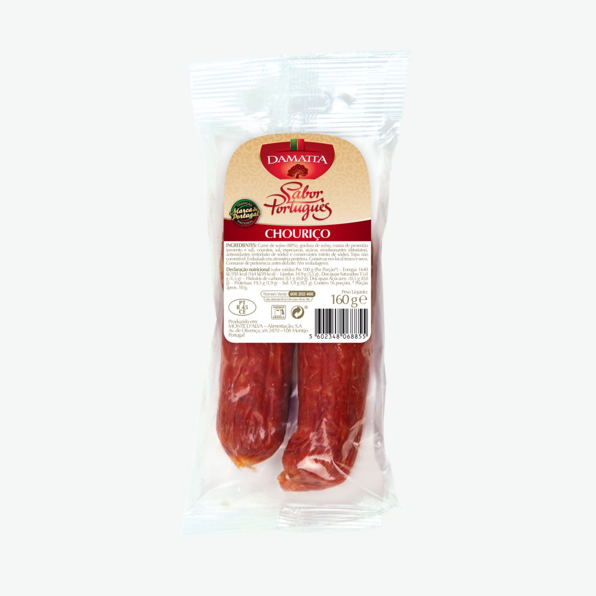 Chouriço Damatta Sabor Português | 160g