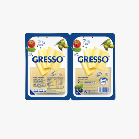Queijo Flamengo Fatiado Gresso