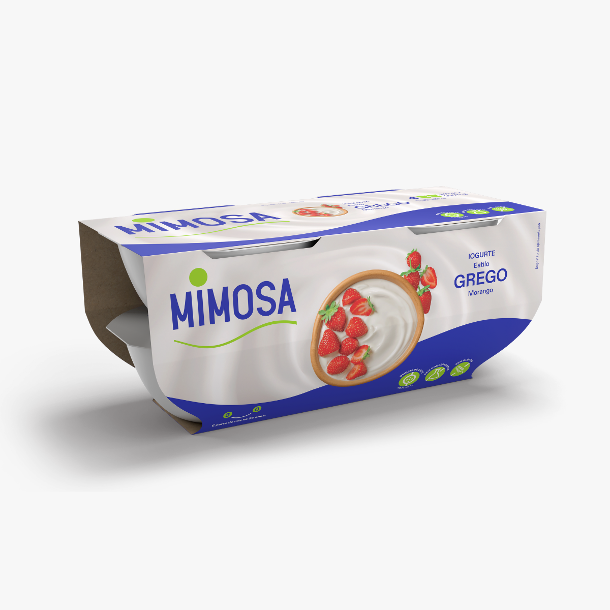 Iogurte Grego Morango Mimosa 