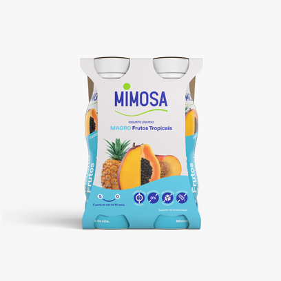 Iogurte Líquido Magro Frutos Tropicais Mimosa