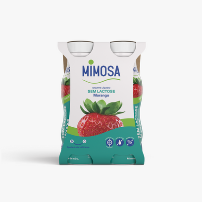 Iogurte Líquido Sem Lactose Morango Mimosa