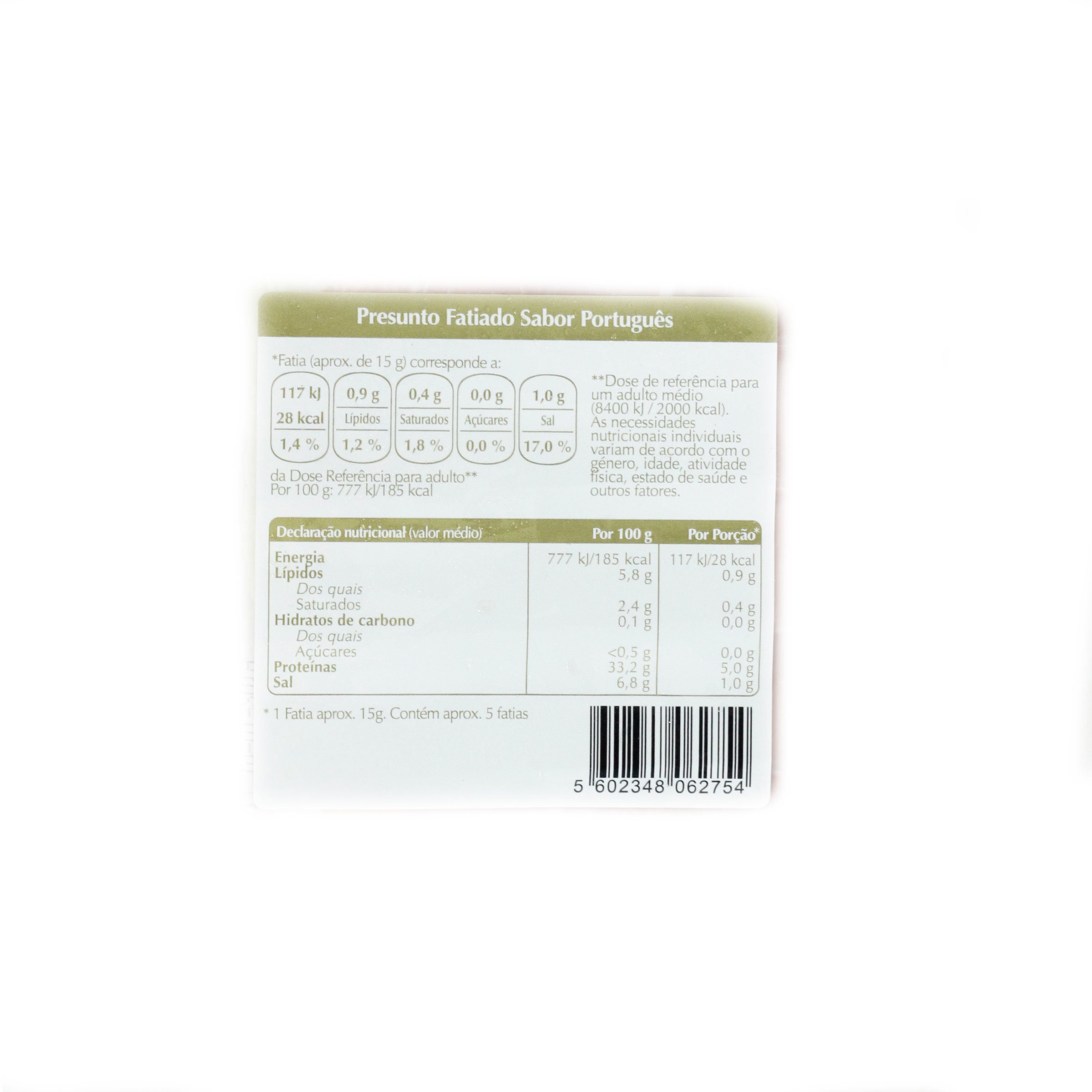 Presunto Fatiado Sabor Português Damatta | 70g