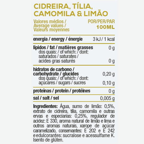 Pleno Tisanas Cidreira 1.5L