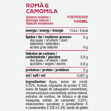 Pleno Tisanas Romã/Camomila 1.5L