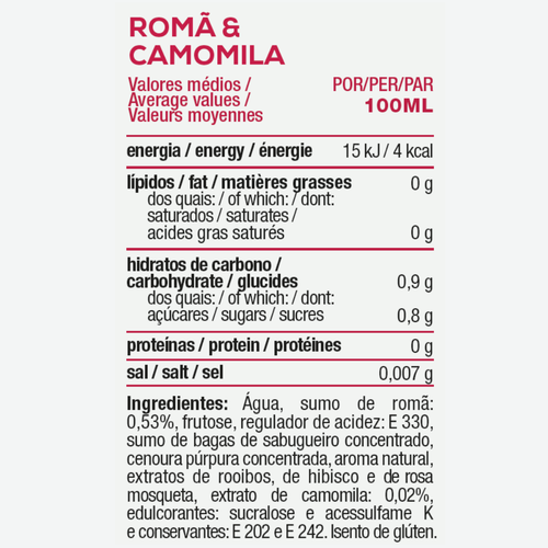 Pleno Tisanas Romã/Camomila 1.5L