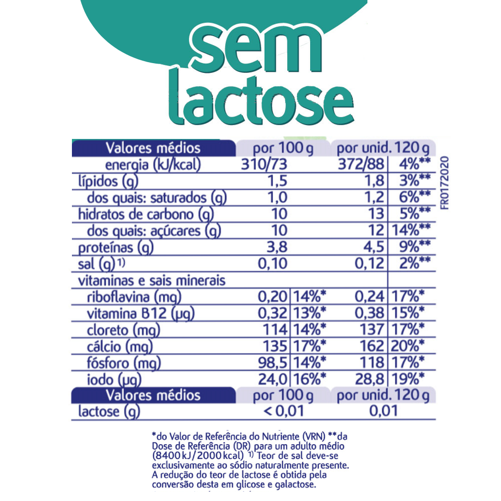 Iogurte Sem Lactose Morango Mimosa (4x120g)